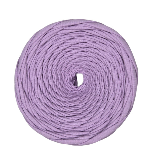 premium cotton t shirt yarn in lilac colour