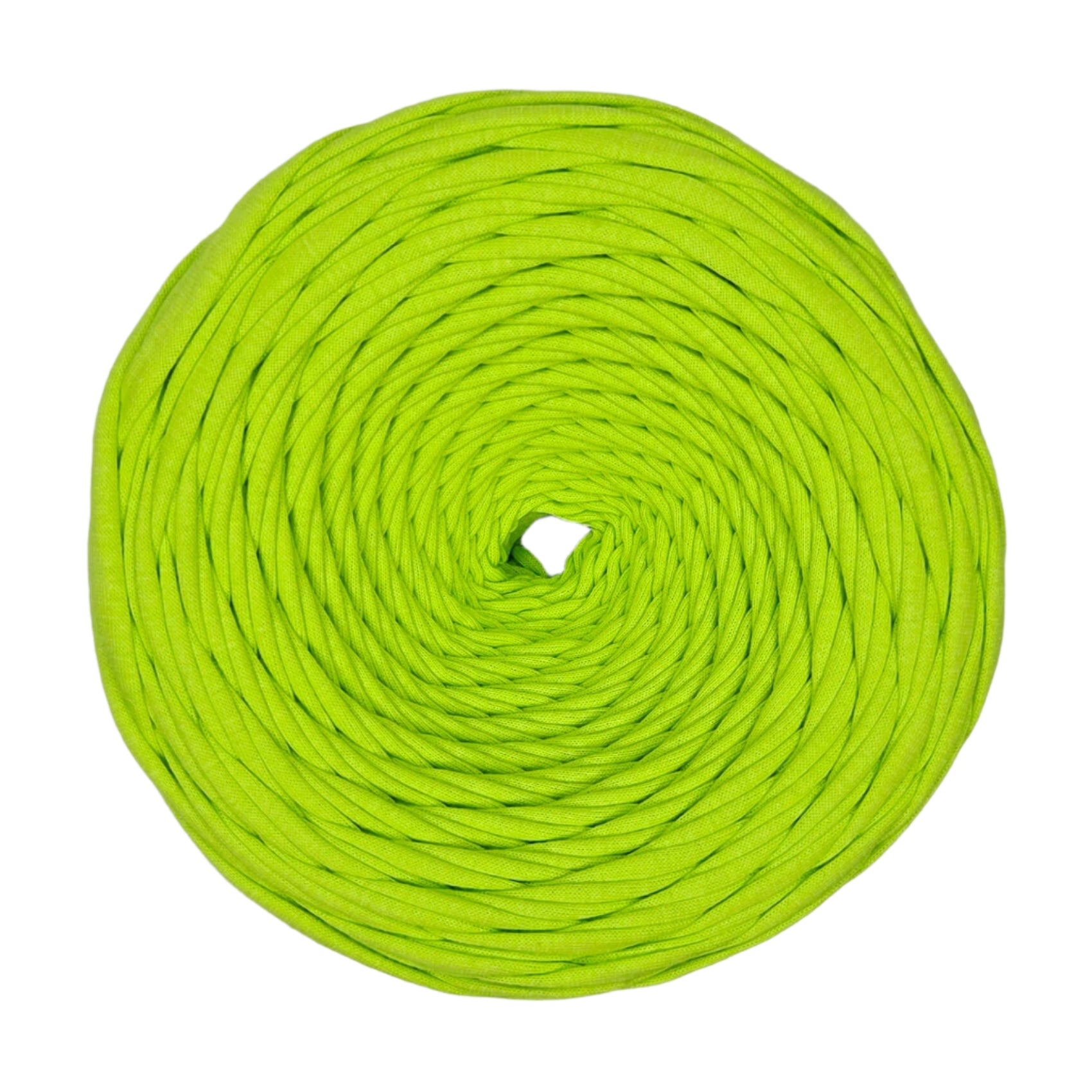 premium cotton t shirt yarn in lime colour