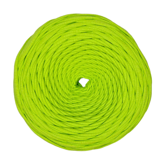 premium cotton t shirt yarn in lime colour