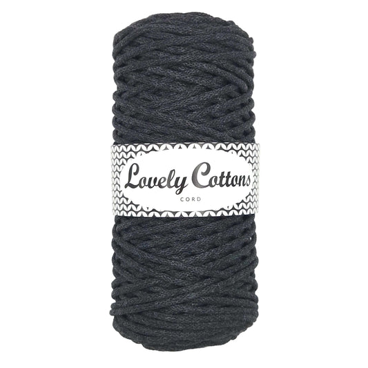 lovely cottons braided 3mm cord