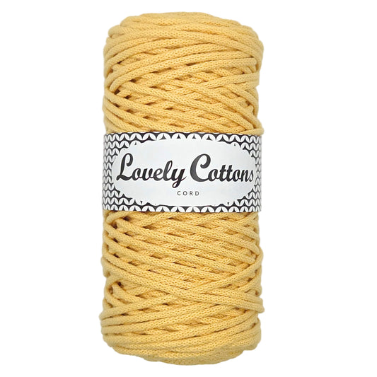 lovely cottons braided 3mm cord