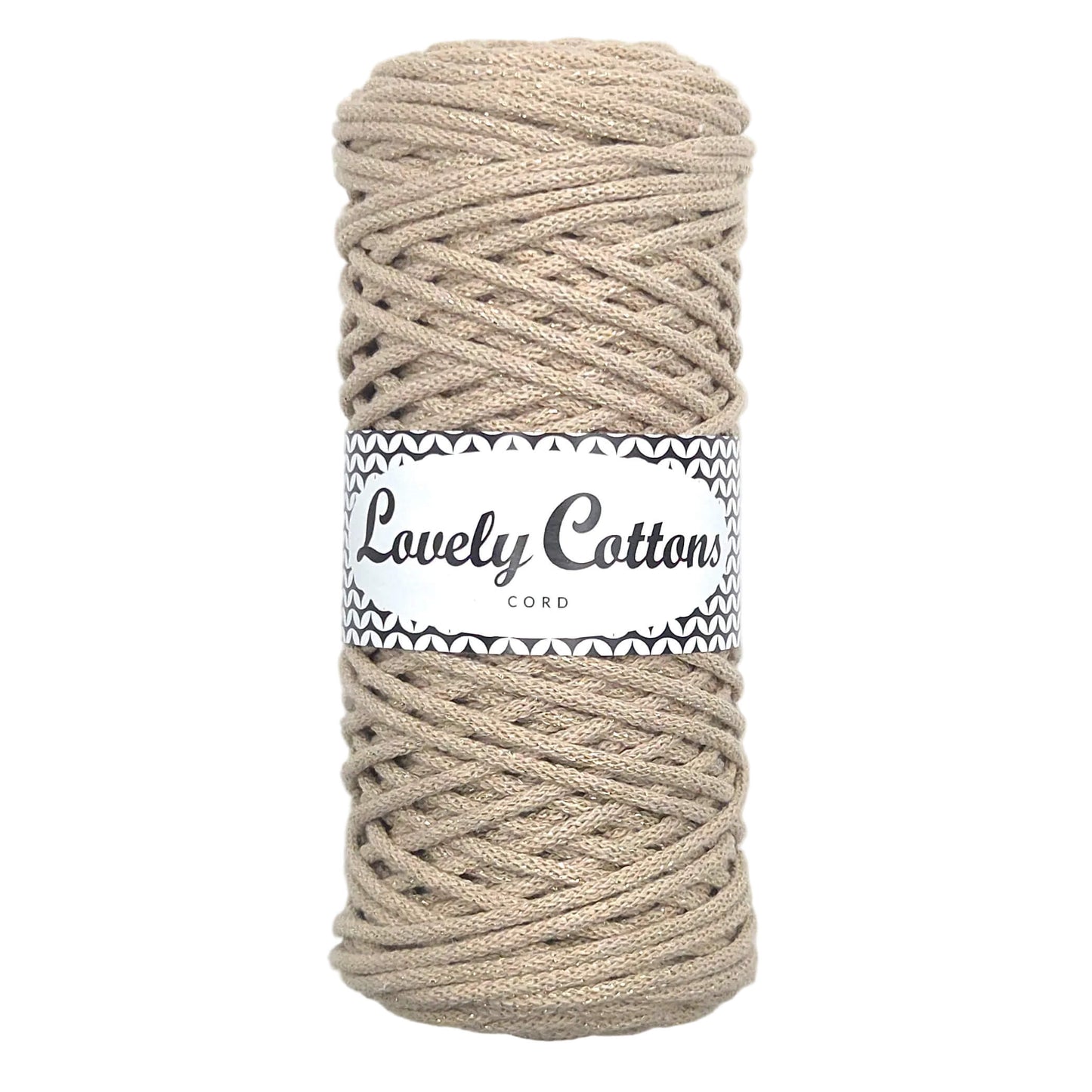 Recycled Cotton Braided 3mm Cord