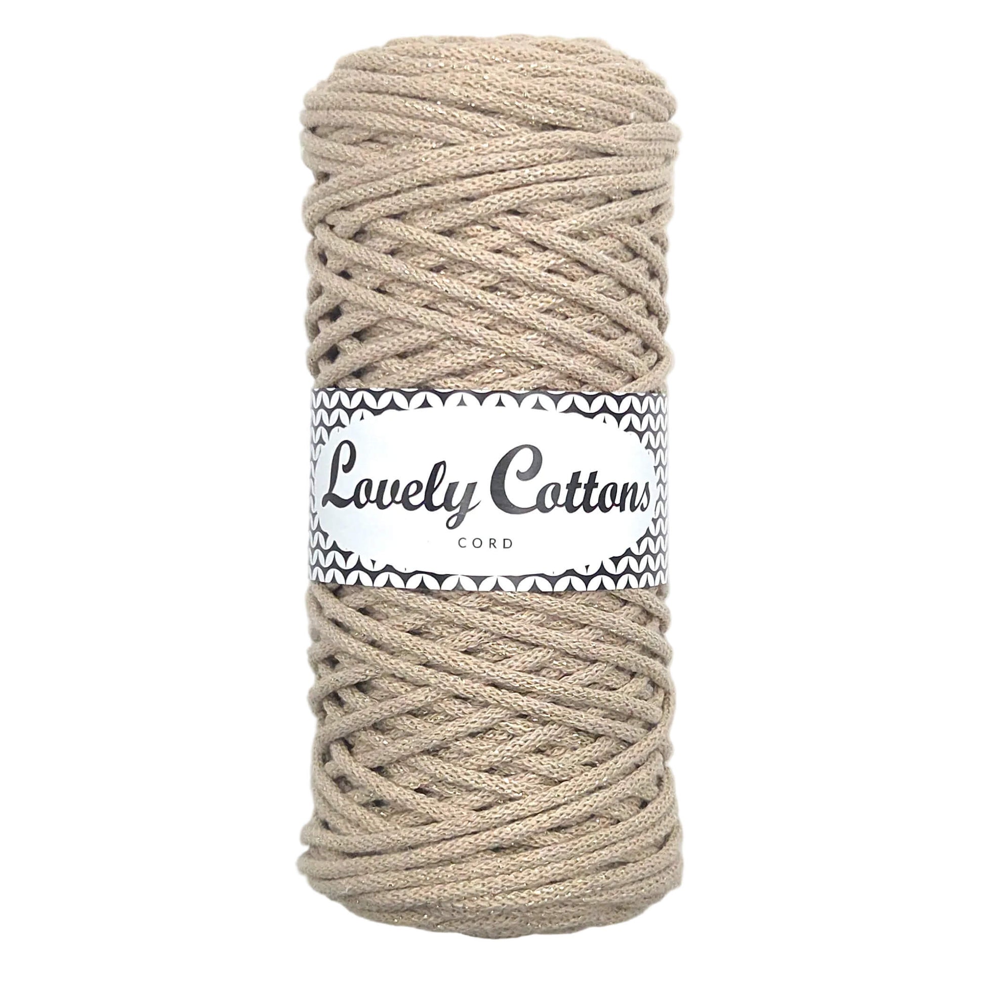 Recycled Cotton Braided 3mm Cord