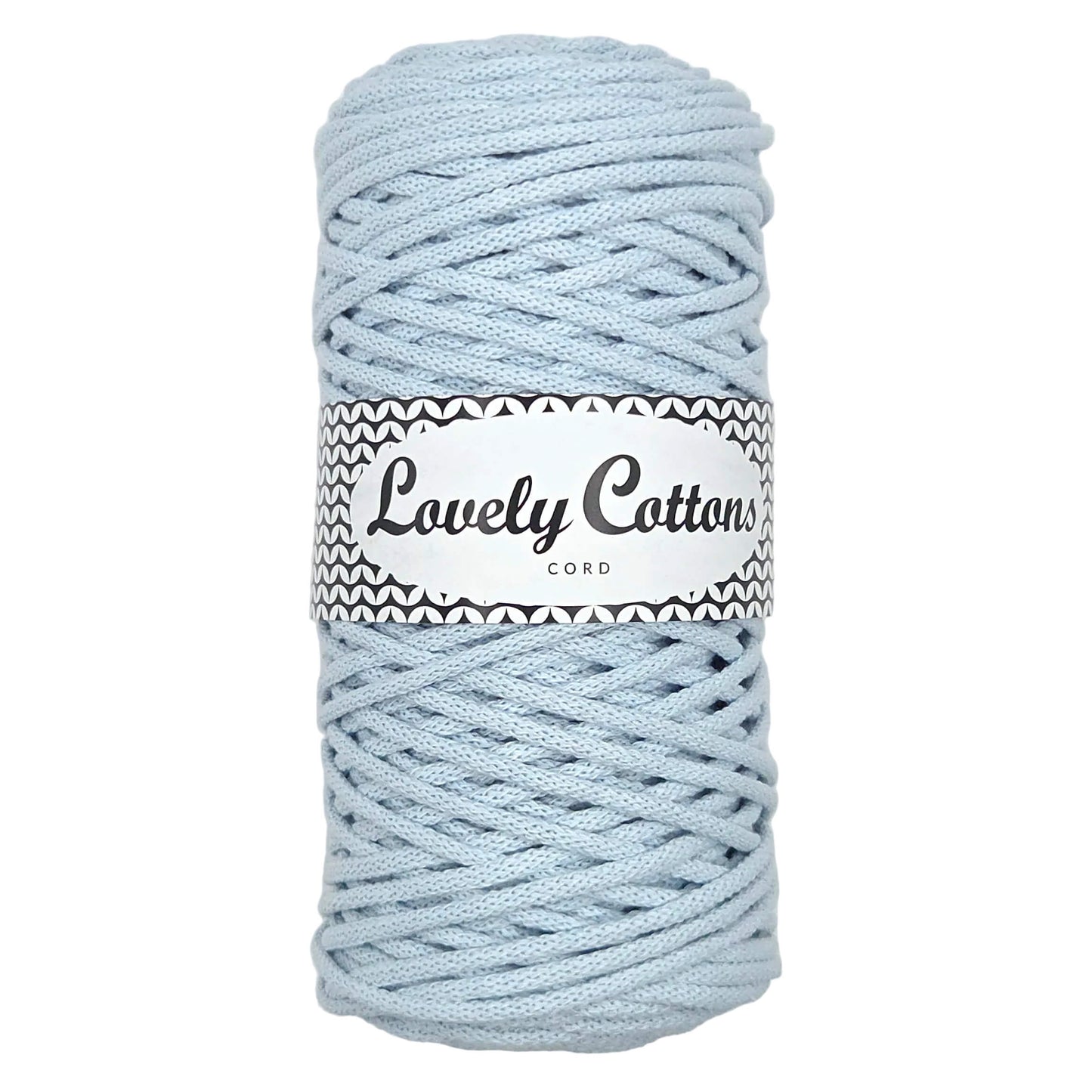 lovely cottons braided 3mm cord