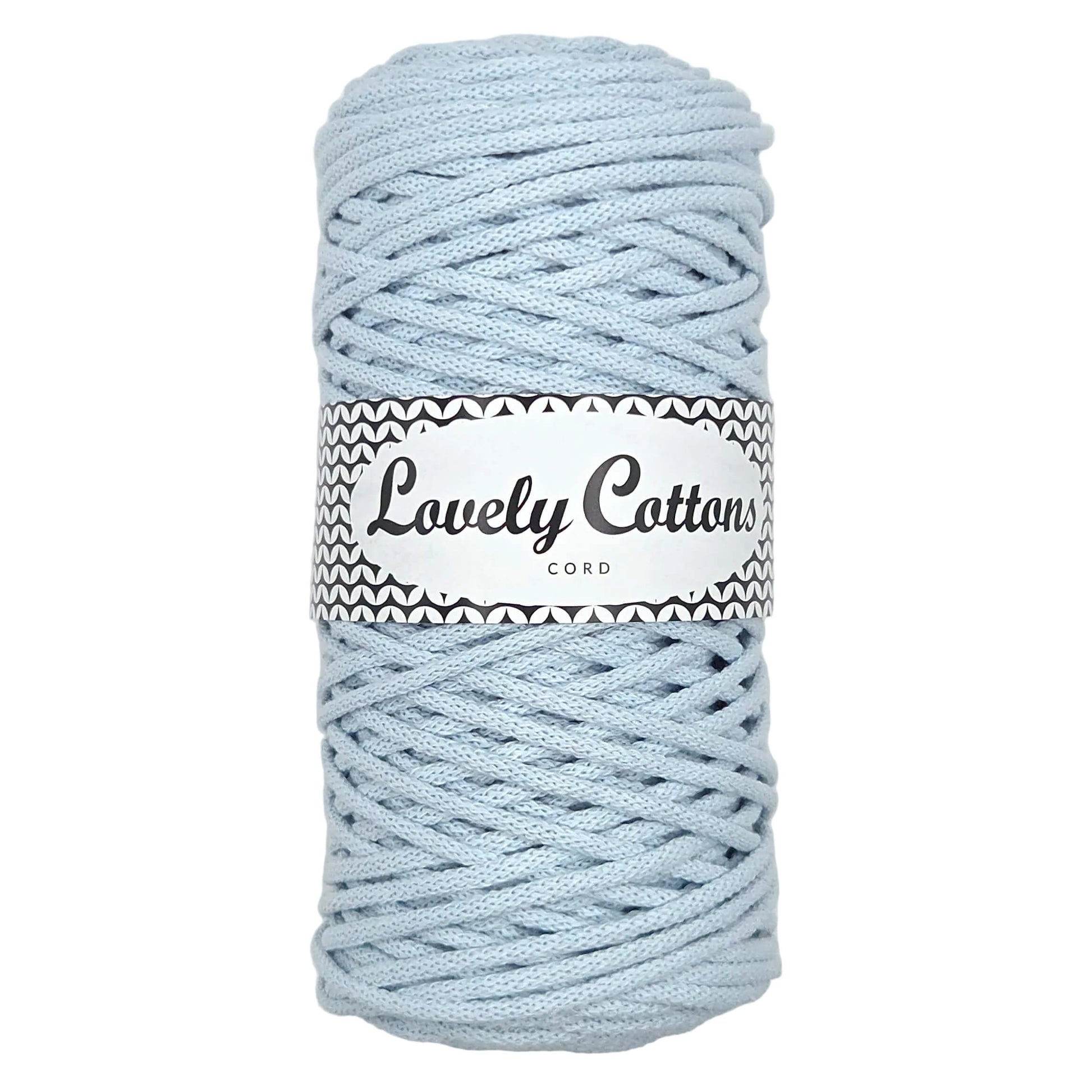 lovely cottons braided 3mm cord