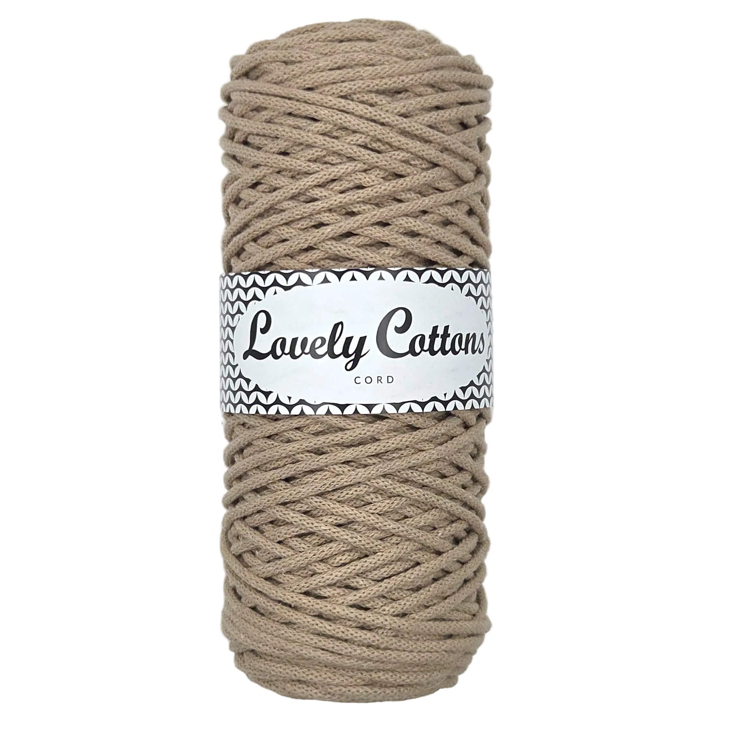 lovely cottons braided 3mm cord