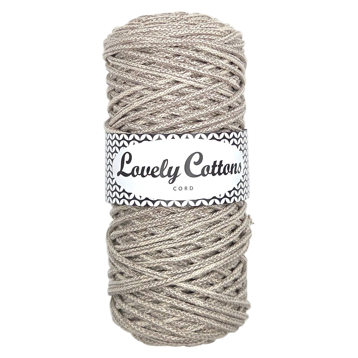Recycled Cotton Braided 3mm Cord