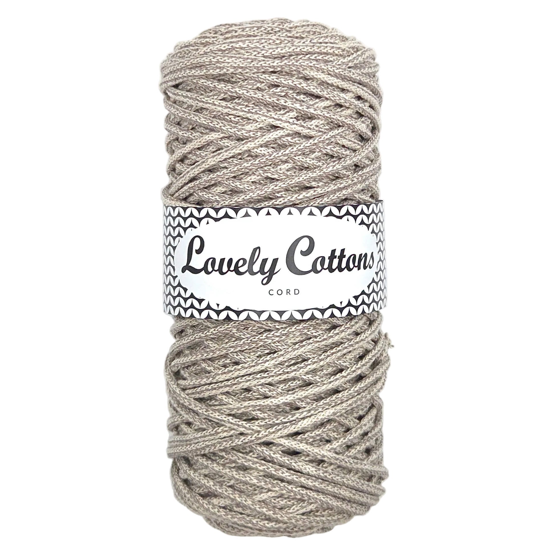 Recycled Cotton Braided 3mm Cord