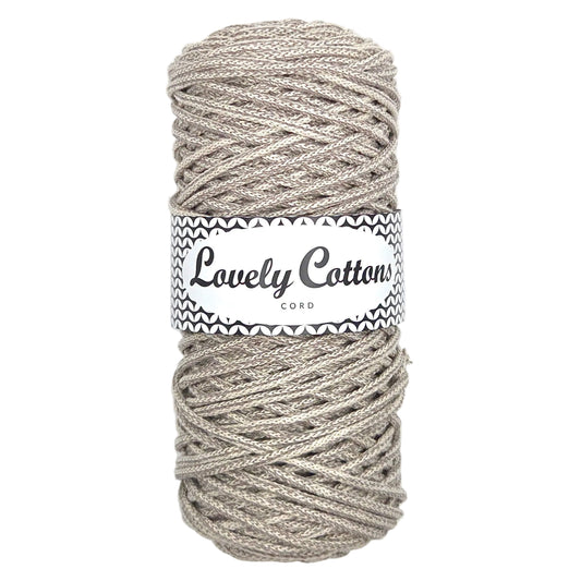 Recycled Cotton Braided 3mm Cord