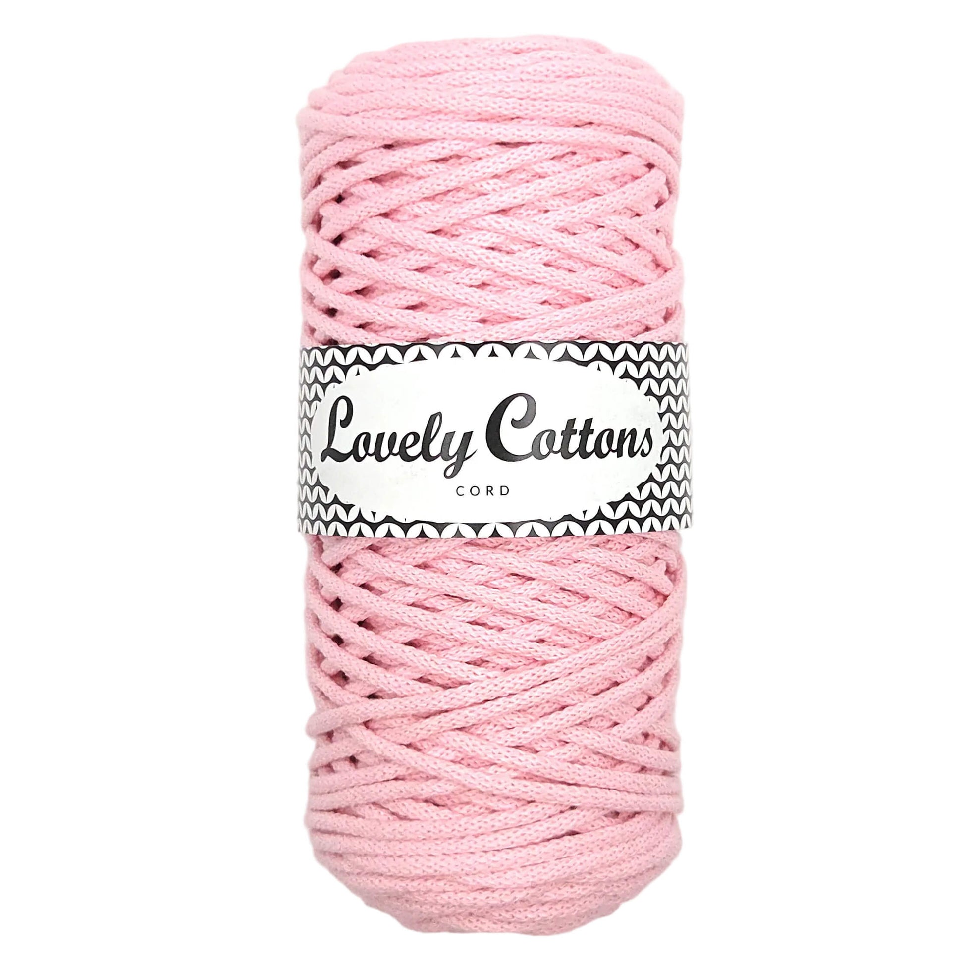 lovely cottons braided 3mm cord