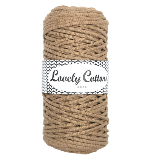 lovely cottons braided 3mm cord