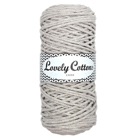 lovely cottons braided 3mm cord