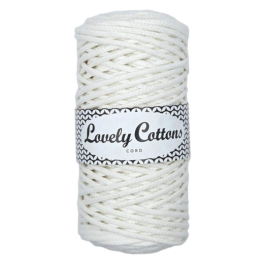 lovely cottons braided 3mm cord