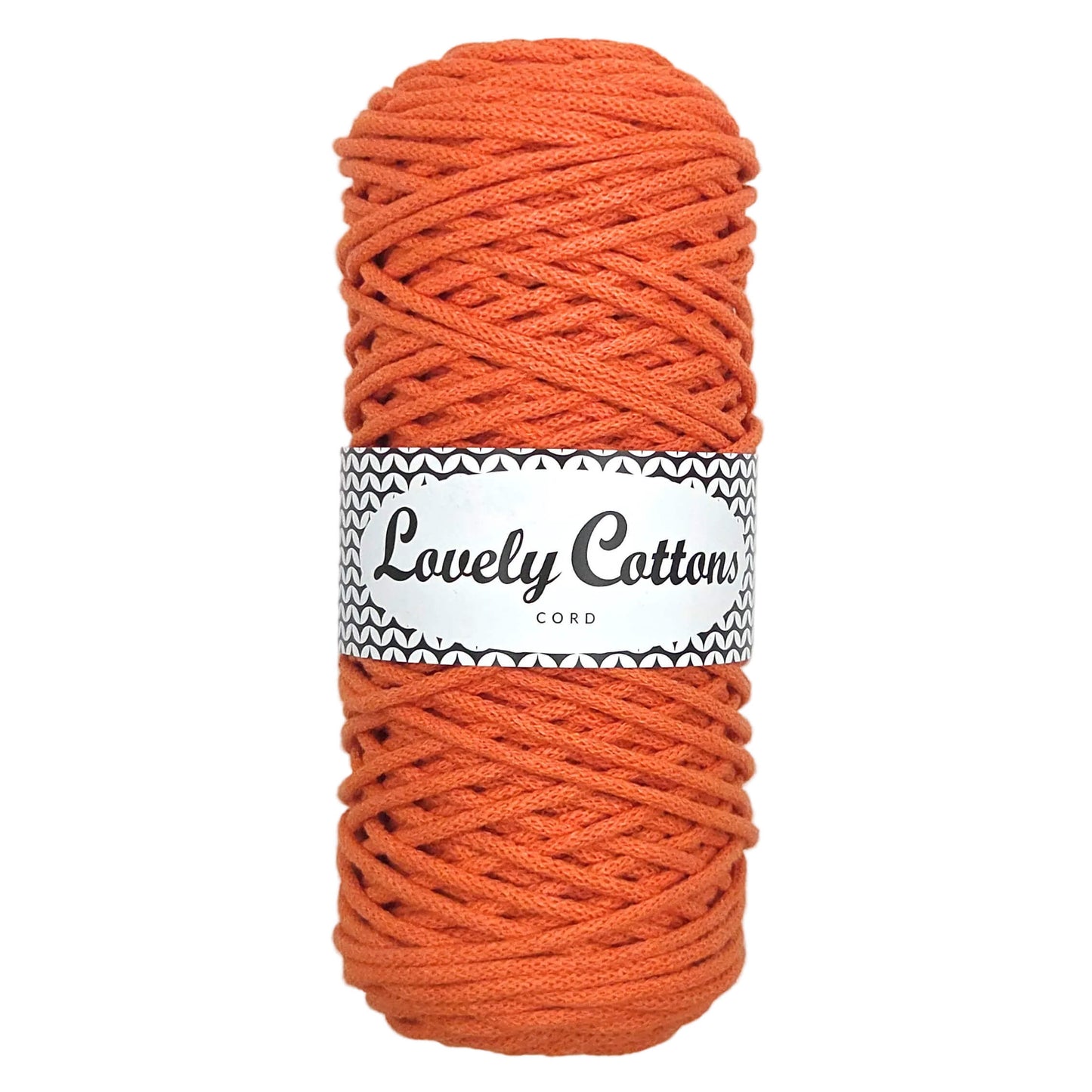 lovely cottons braided 3mm cord