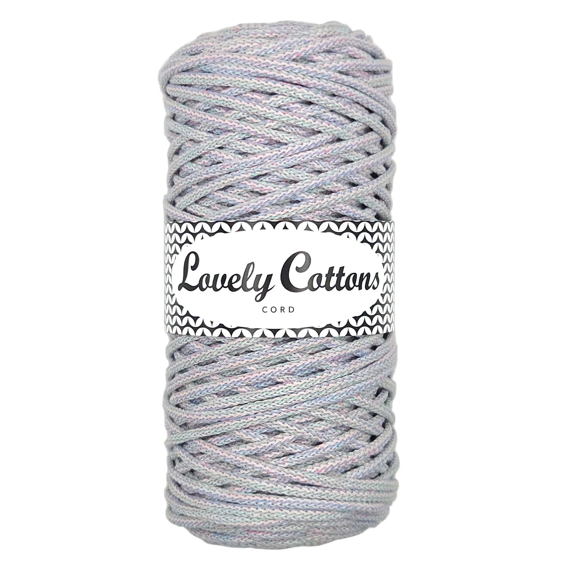 lovely cottons braided 3mm cord