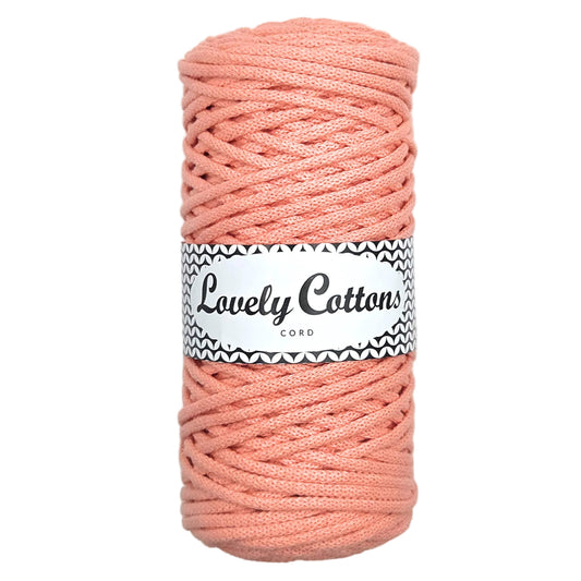 lovely cottons braided 3mm cord