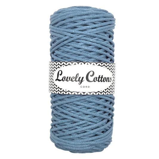 Recycled Cotton Braided 3mm Cord