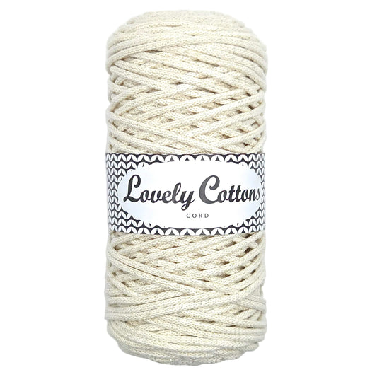 lovely cottons braided 3mm cord