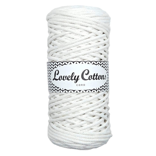 lovely cottons braided 3mm cord