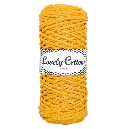 lovely cottons braided 3mm cord