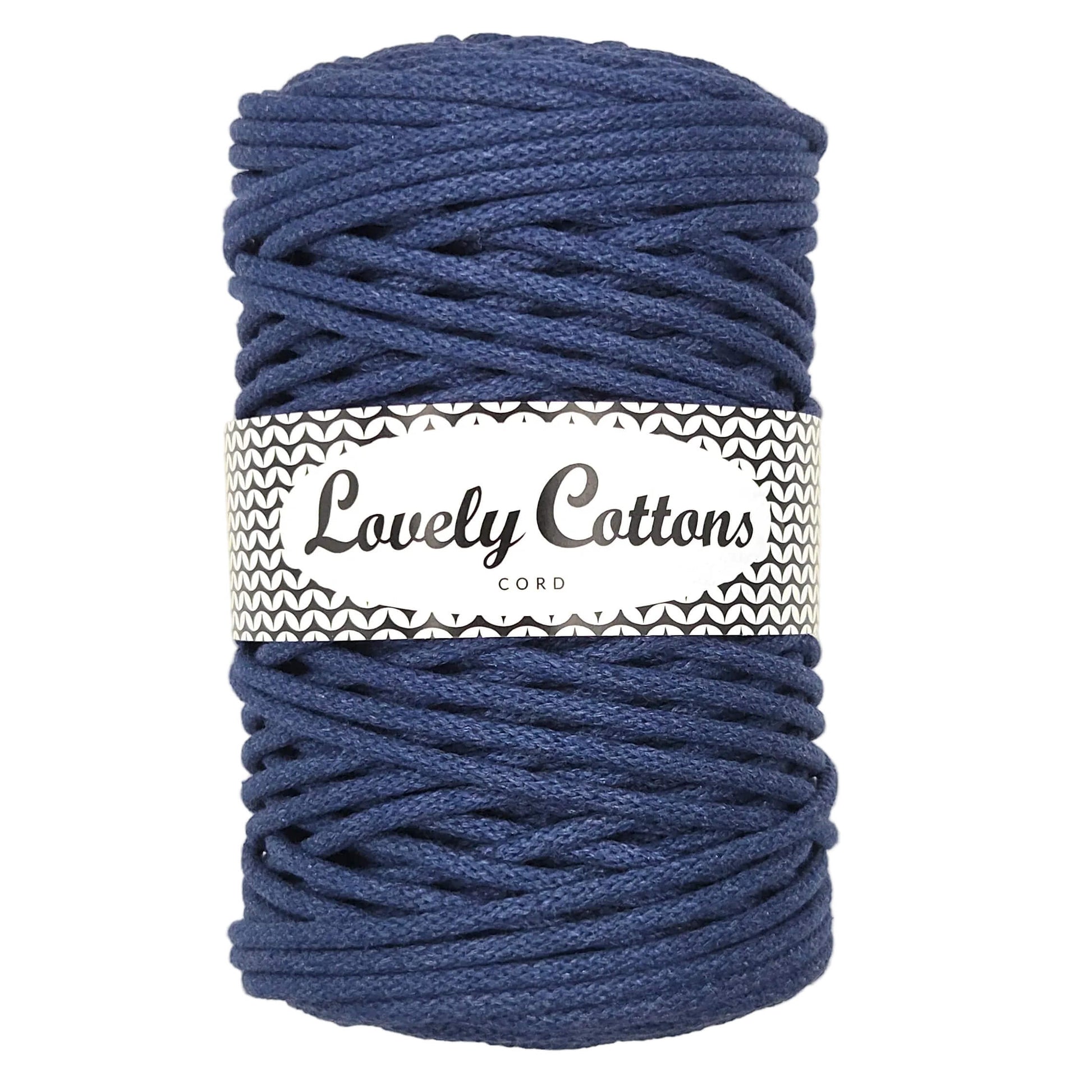 Recycled Cotton Braided 5mm Cord