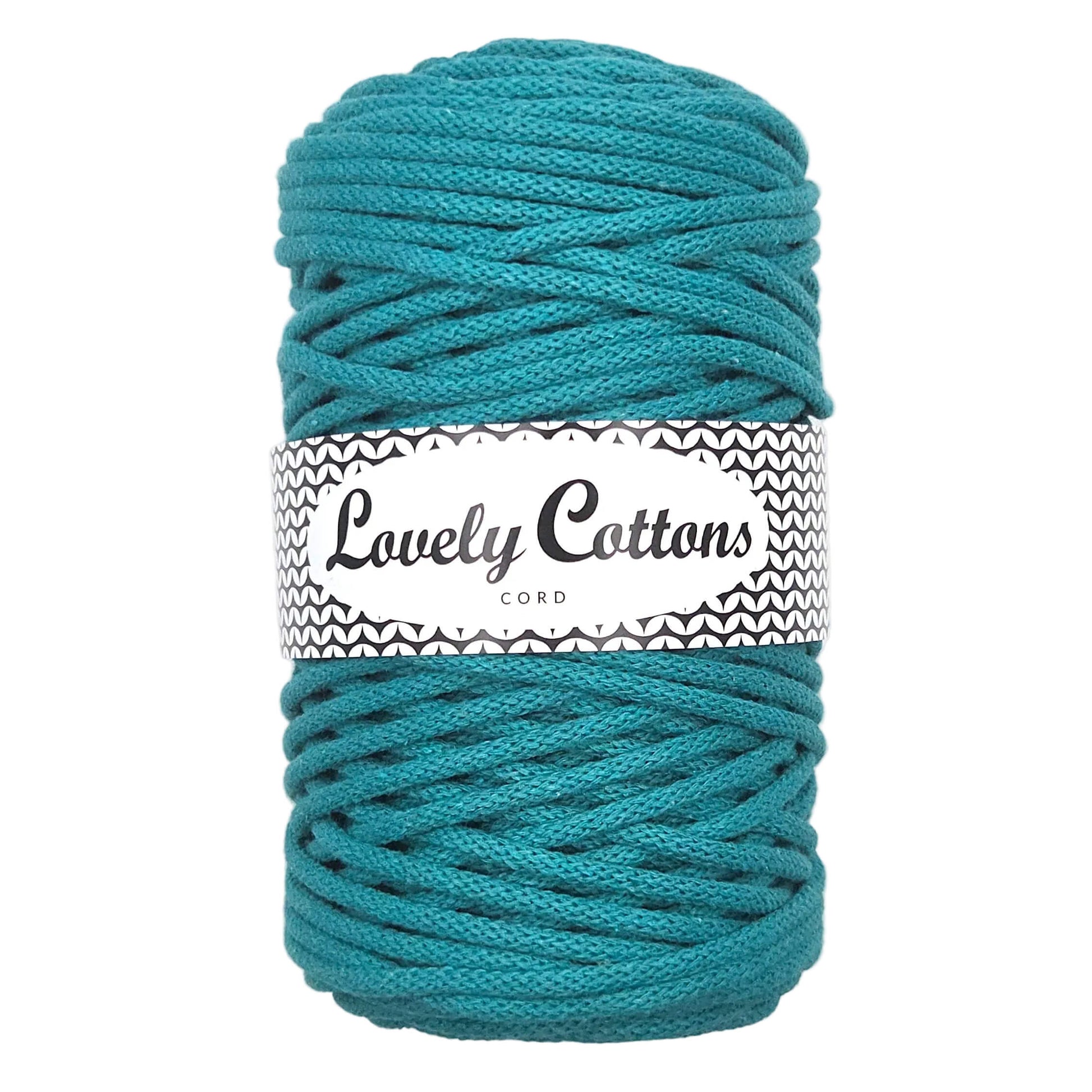 lovely cottons braided 5mm cord