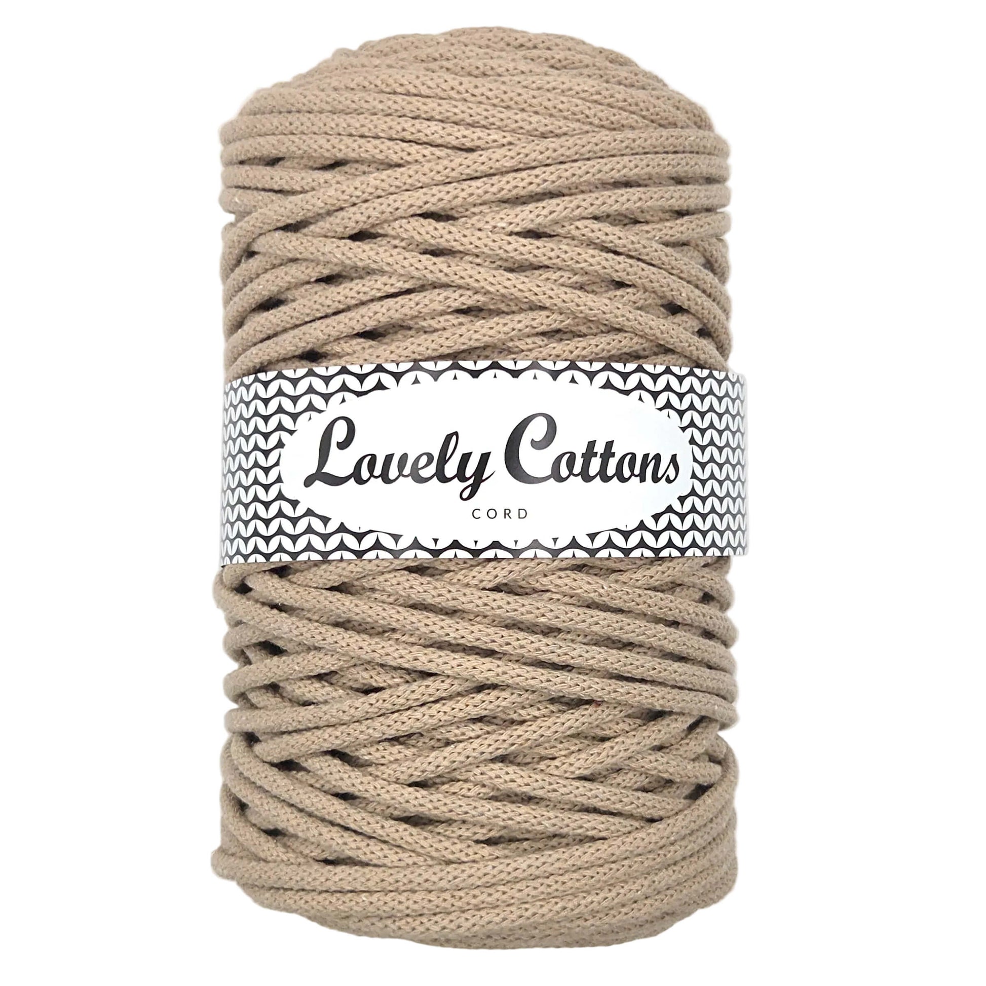 lovely cottons braided 5mm cord