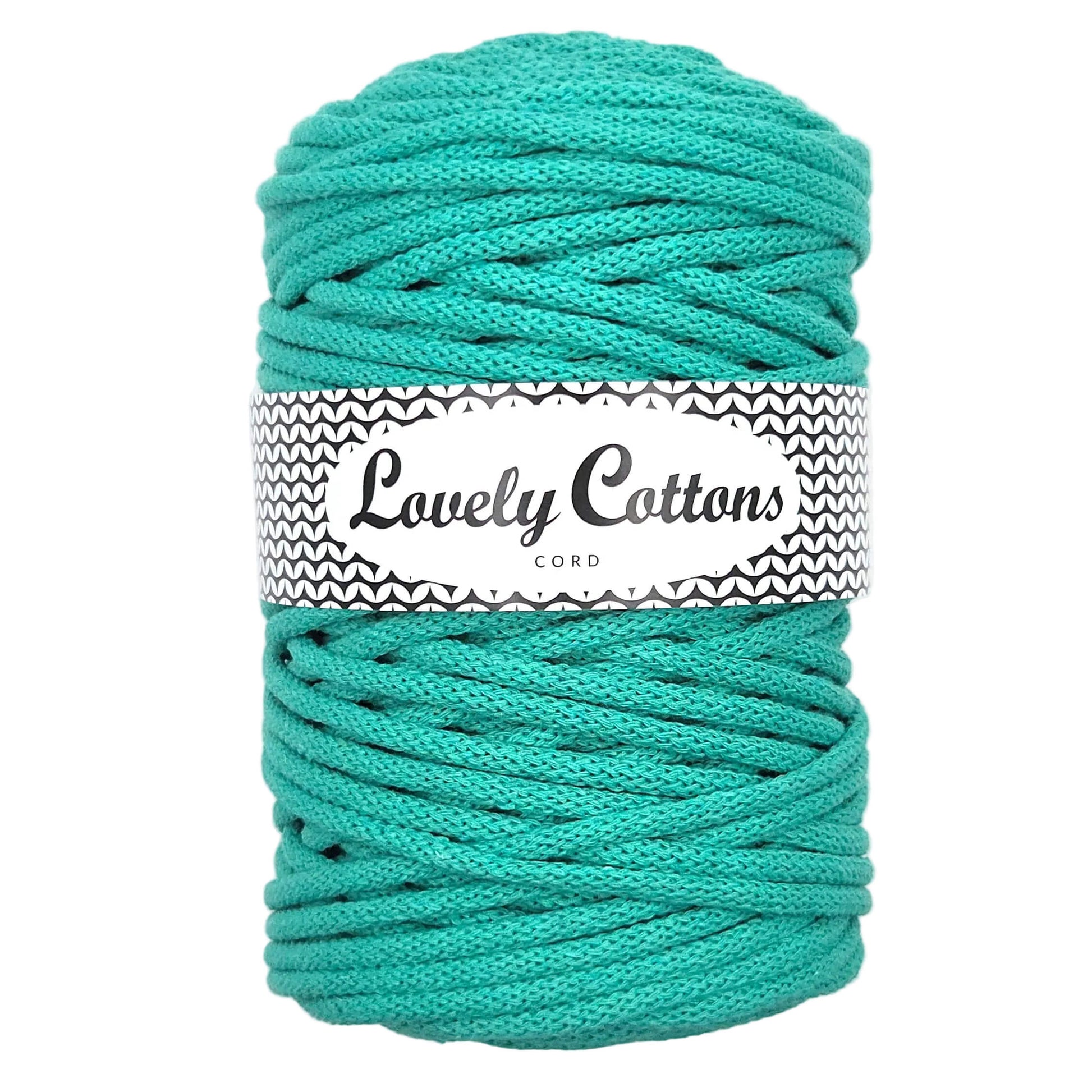 lovely cottons braided 5mm cord