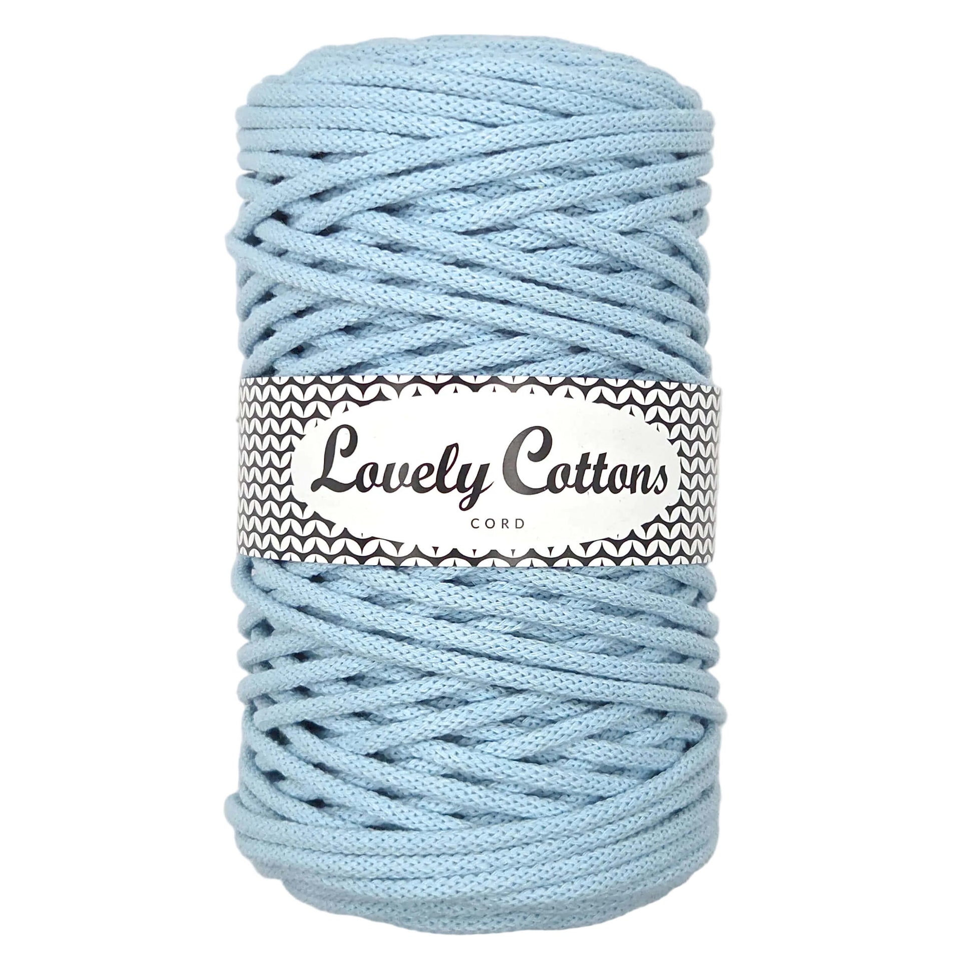 lovely cottons braided 5mm cord