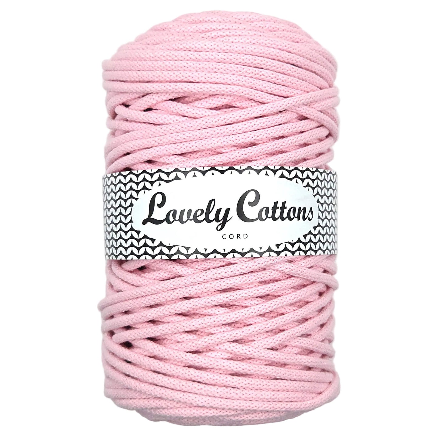 lovely cottons braided 5mm cord