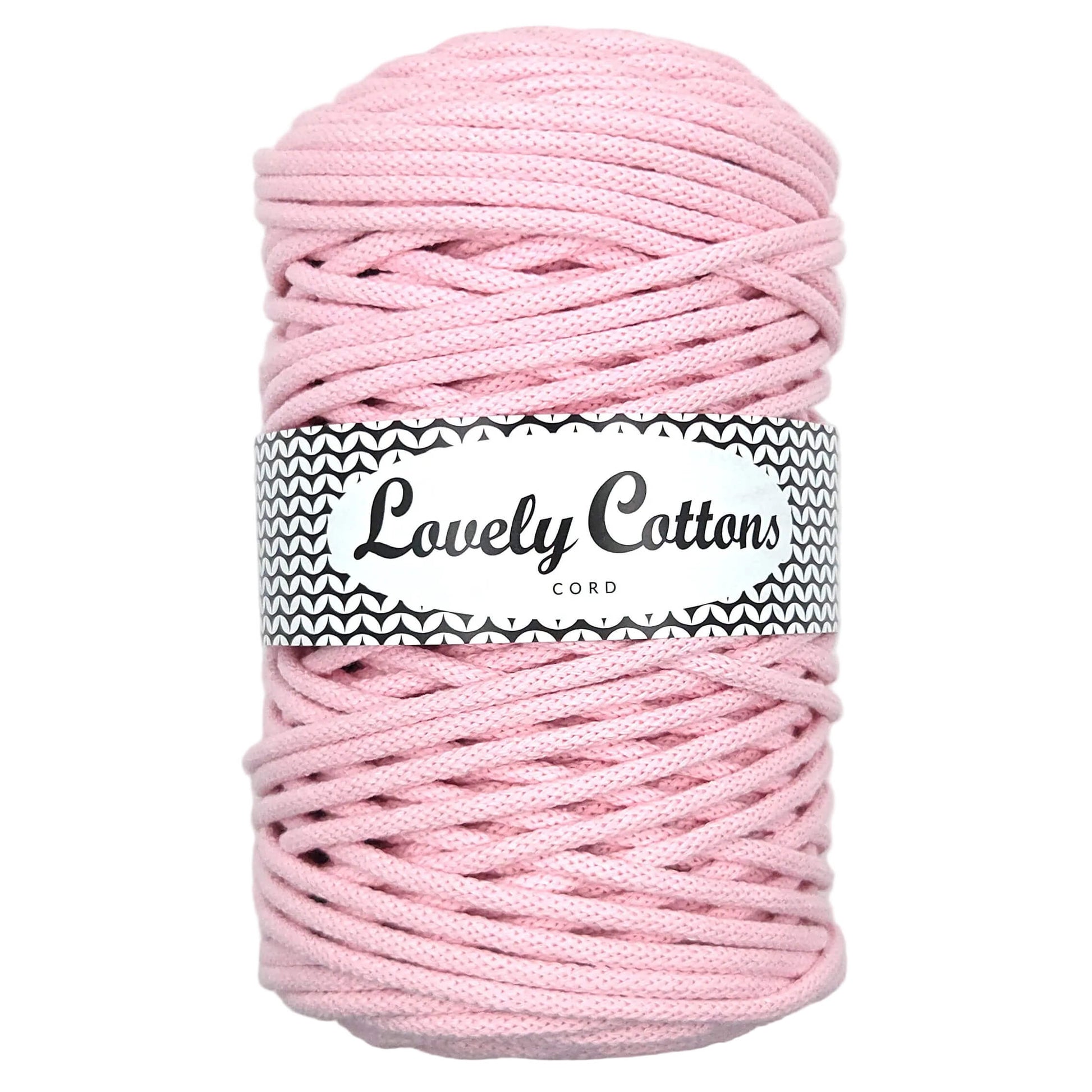 lovely cottons braided 5mm cord