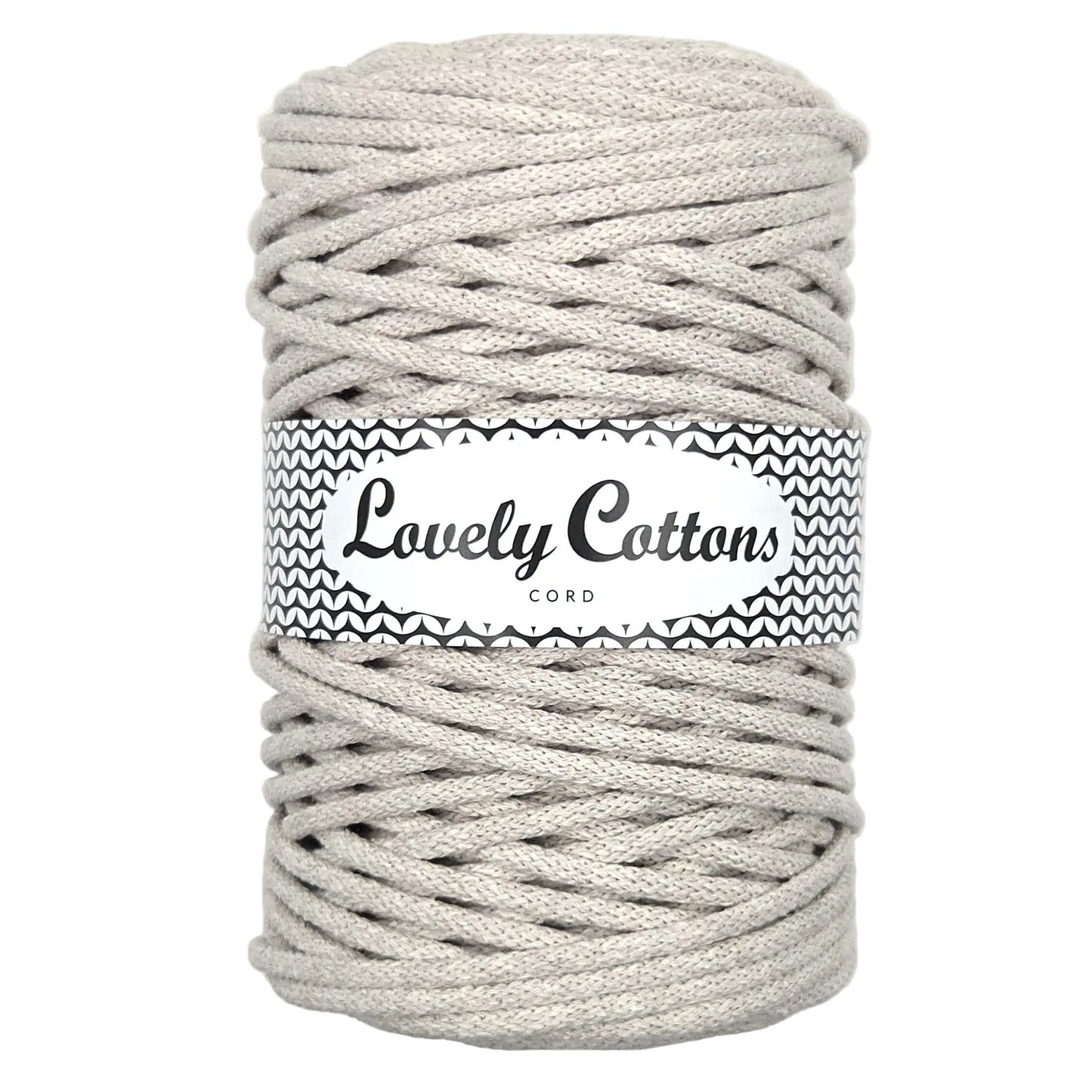 Recycled Cotton Braided 5mm Cord