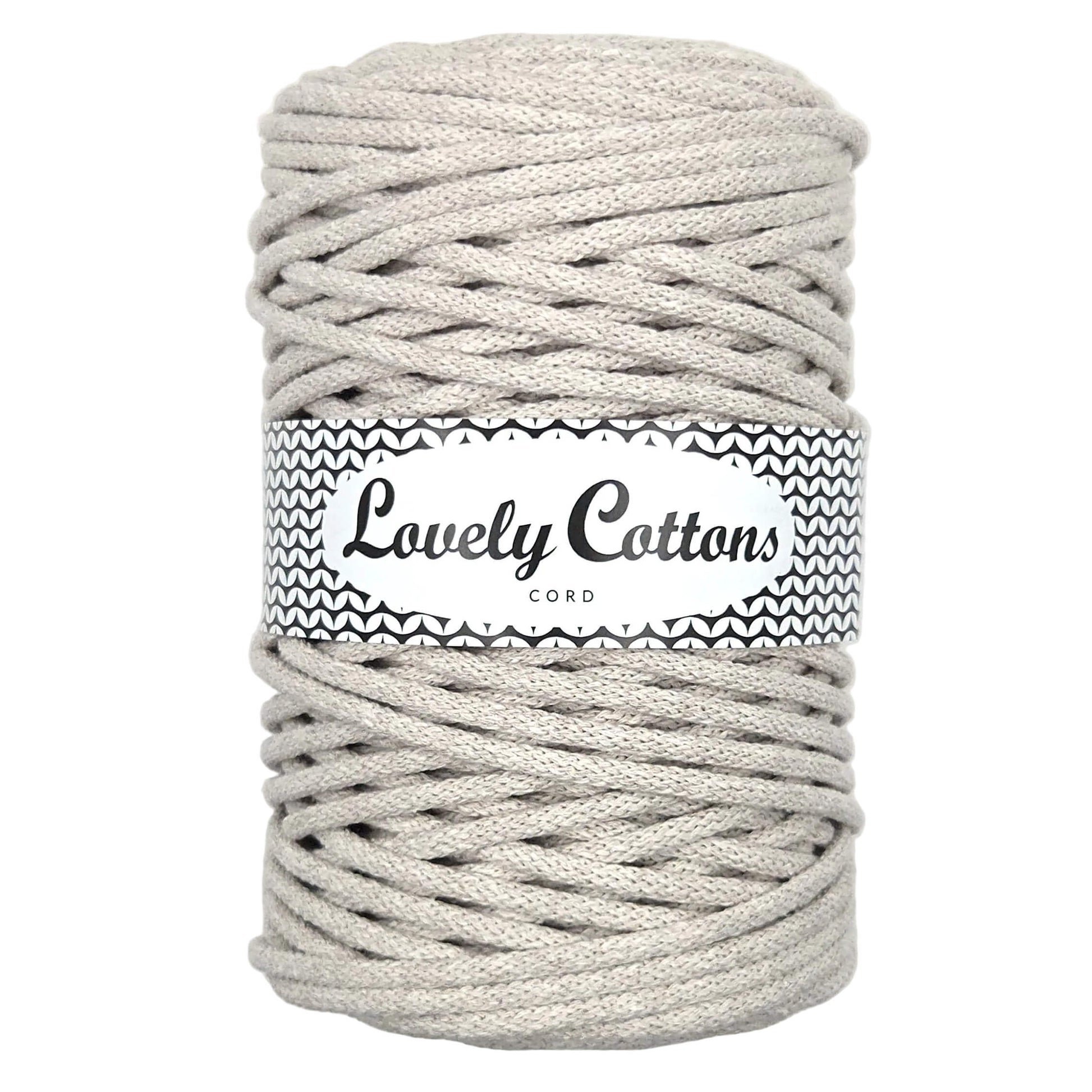 Recycled Cotton Braided 5mm Cord