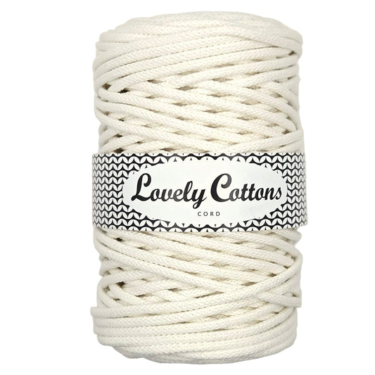 lovely cottons braided 5mm cord