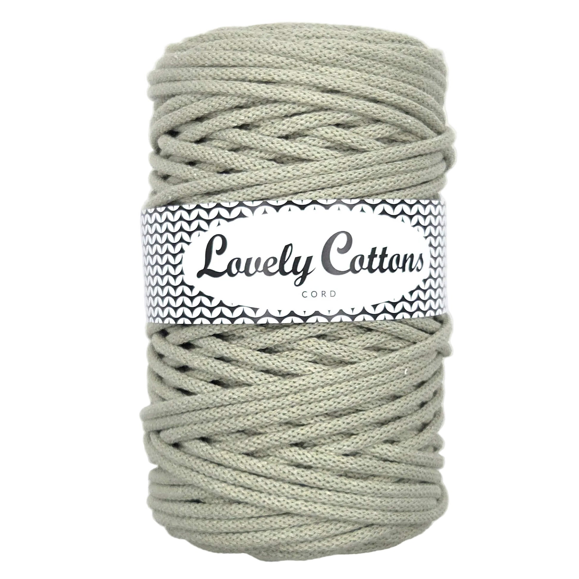 lovely cottons braided 5mm cord