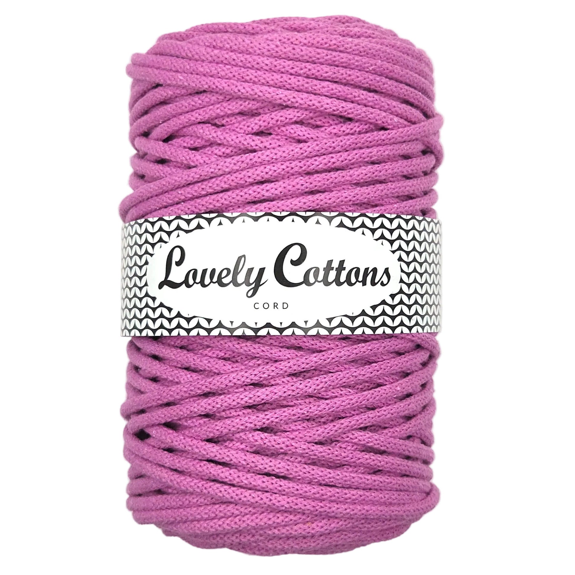 lovely cottons braided 5mm cord