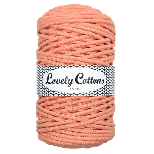 lovely cottons braided 5mm cord
