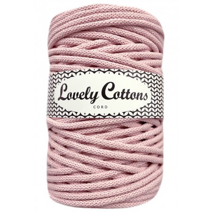 lovely cottons braided 5mm in pink fairy