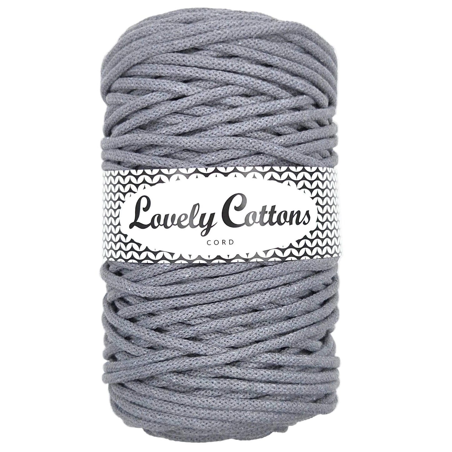 lovely cottons braided 5mm cord