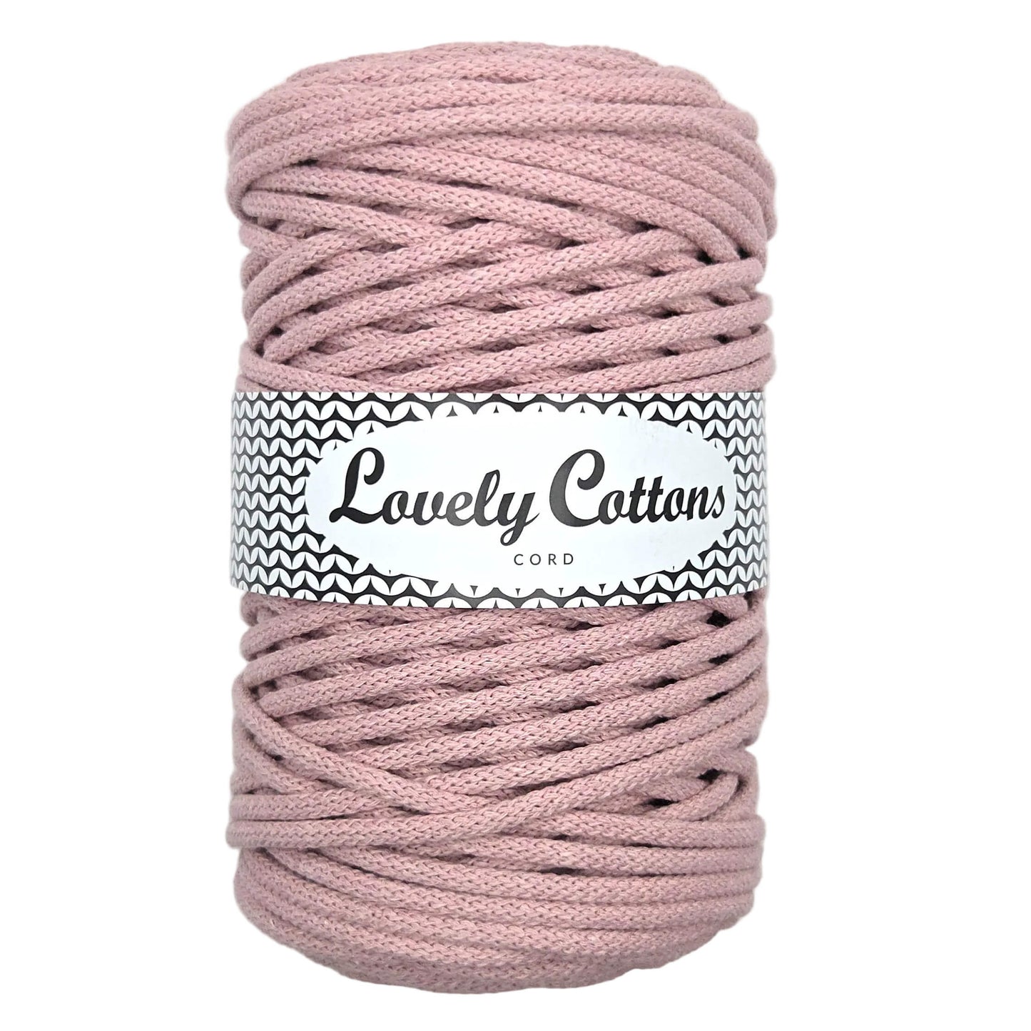lovely cottons braided 5mm cord