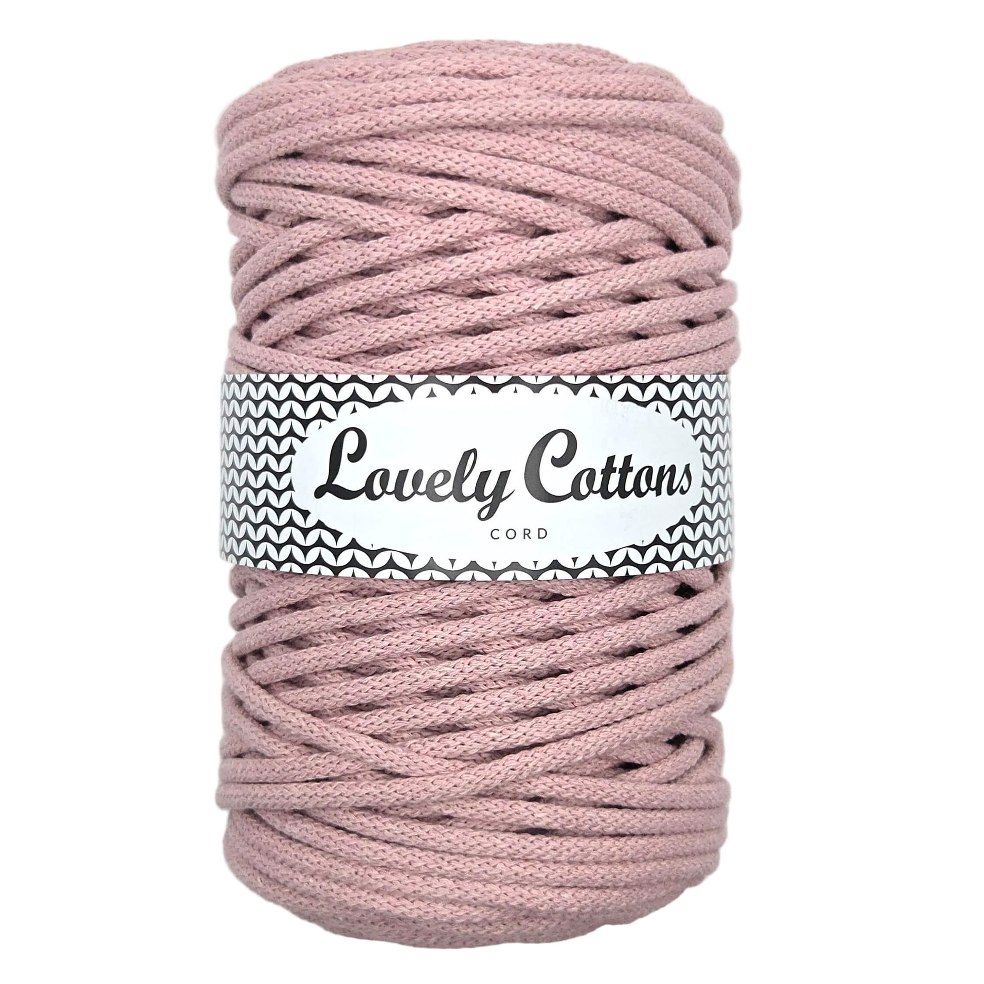 lovely cottons braided 5mm cord