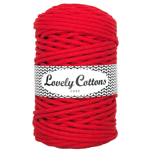 lovely cottons braided 5mm cord