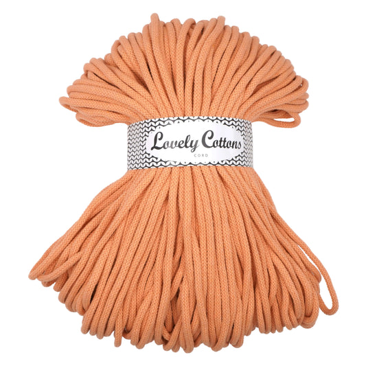 Lovely Cottons braided 5mm soft all cotton cord