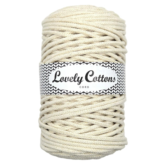 lovely cottons braided 5mm cord
