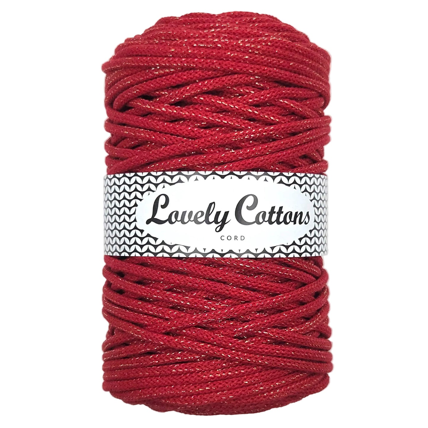 lovely cottons braided 5mm cord