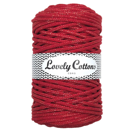 lovely cottons braided 5mm cord