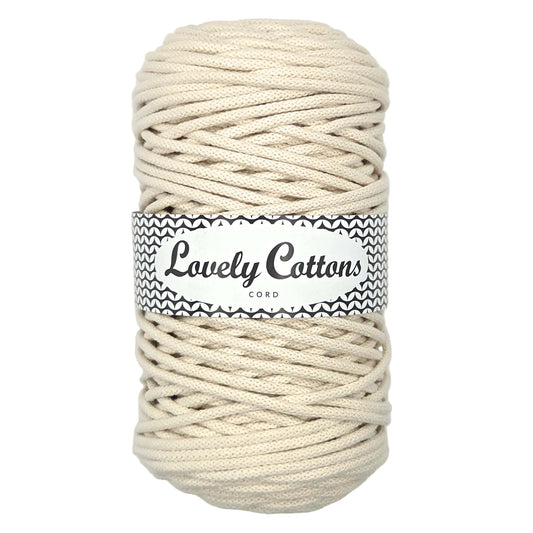 lovely cottons braided 5mm cord