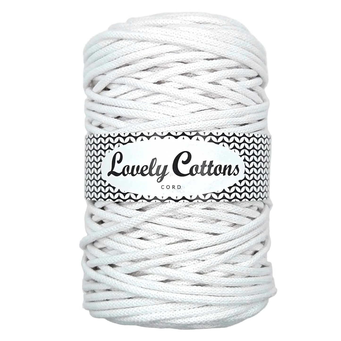 lovely cottons braided 5mm cord