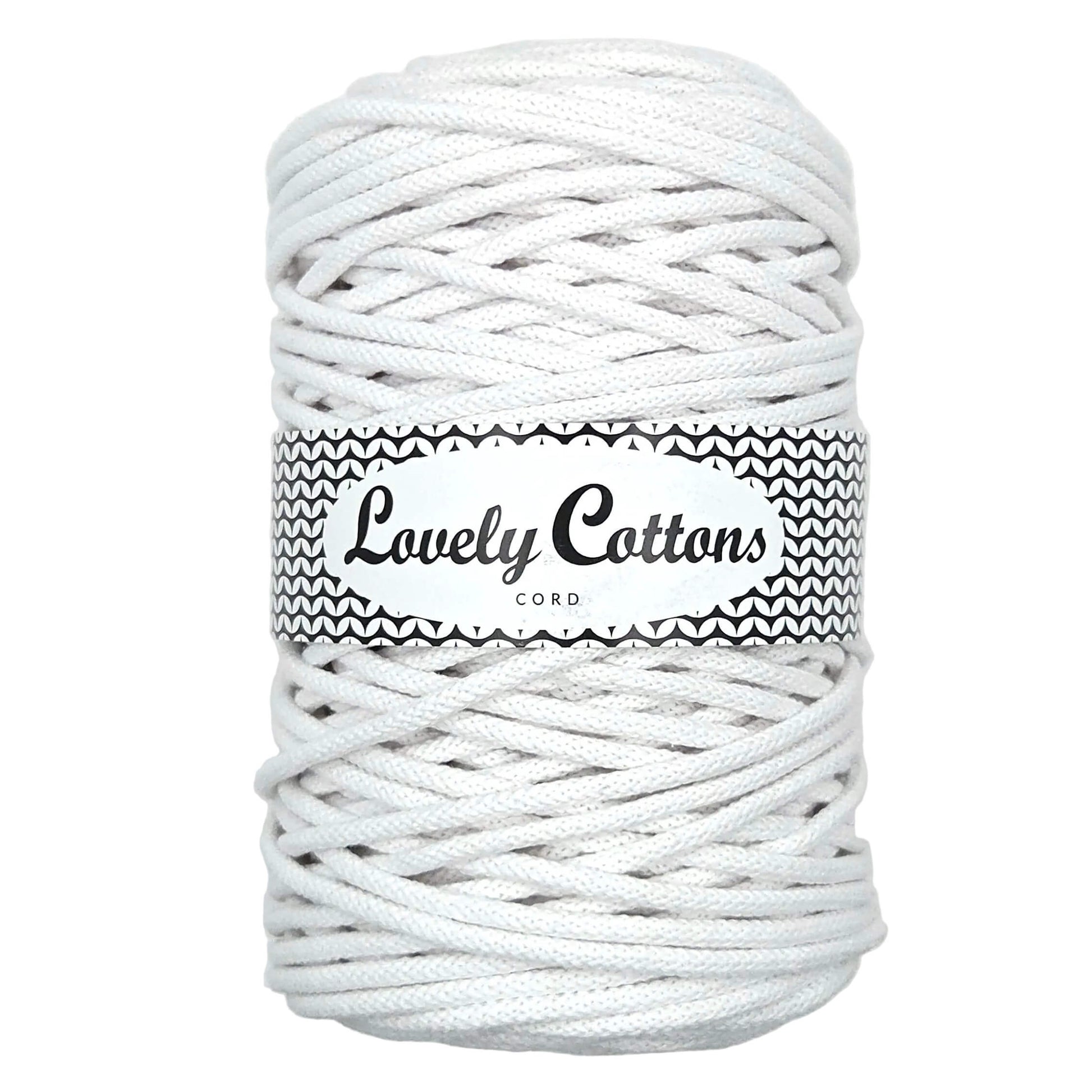 lovely cottons braided 5mm cord