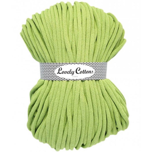 lovely cottons braided 9mm cord - pistachio